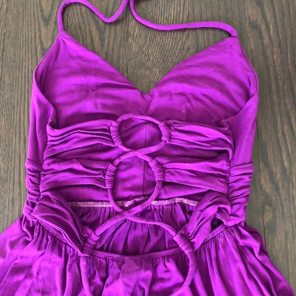 Victoria’s Secret lace up back halter dress - Picture 5 of 7